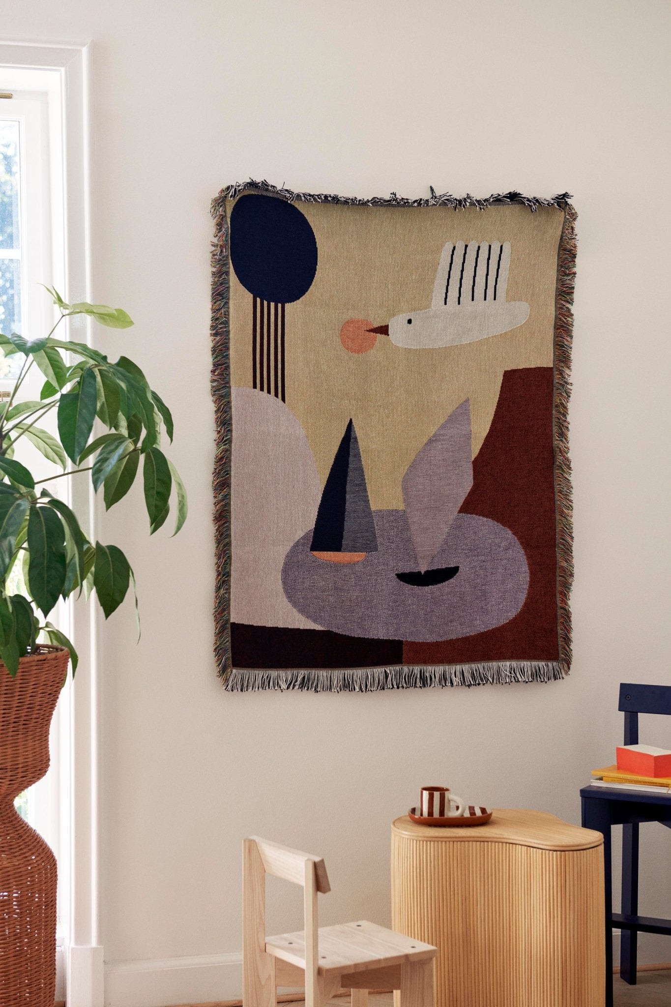 Bird Tapestry Blanket