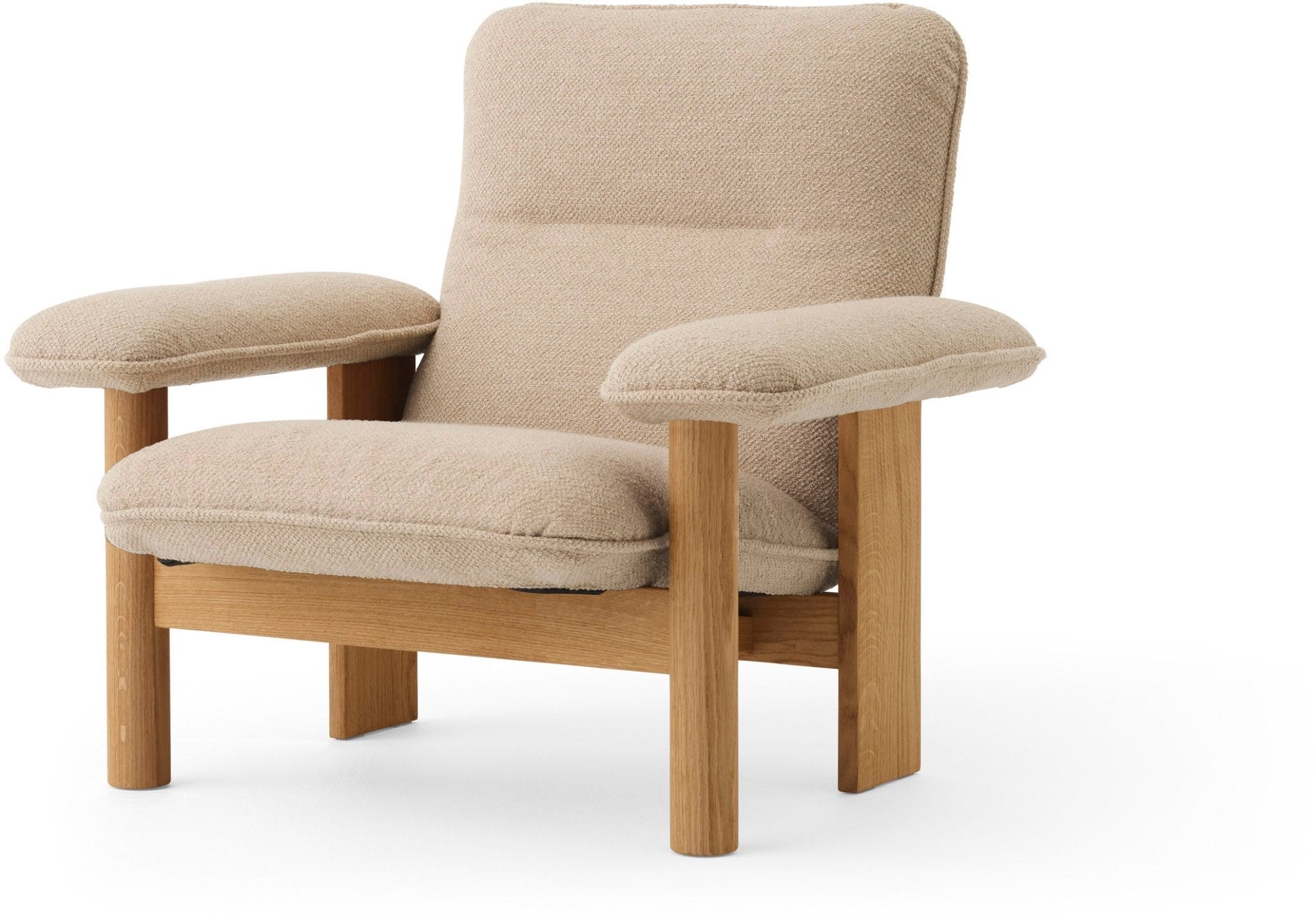 Brasilia Lounge Chair & Ottoman - Upholstered