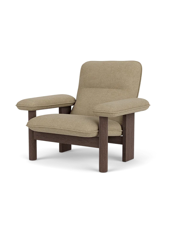 Brasilia Lounge Chair & Ottoman - Upholstered