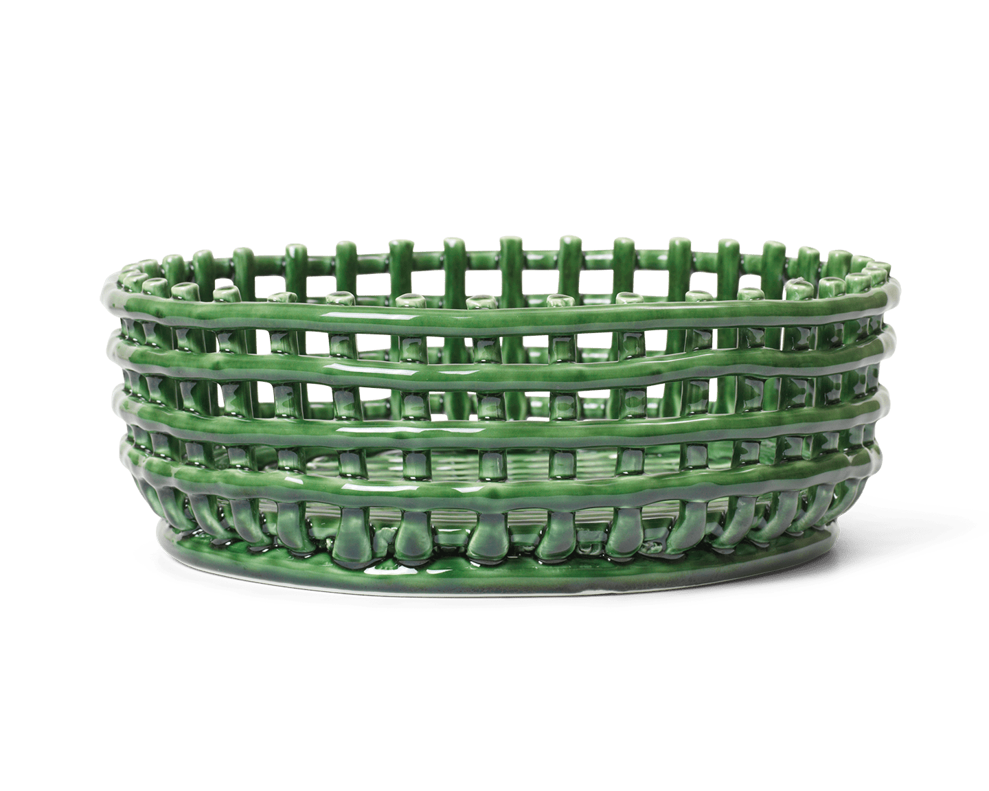 Ceramic Centrepiece - Emerald Green