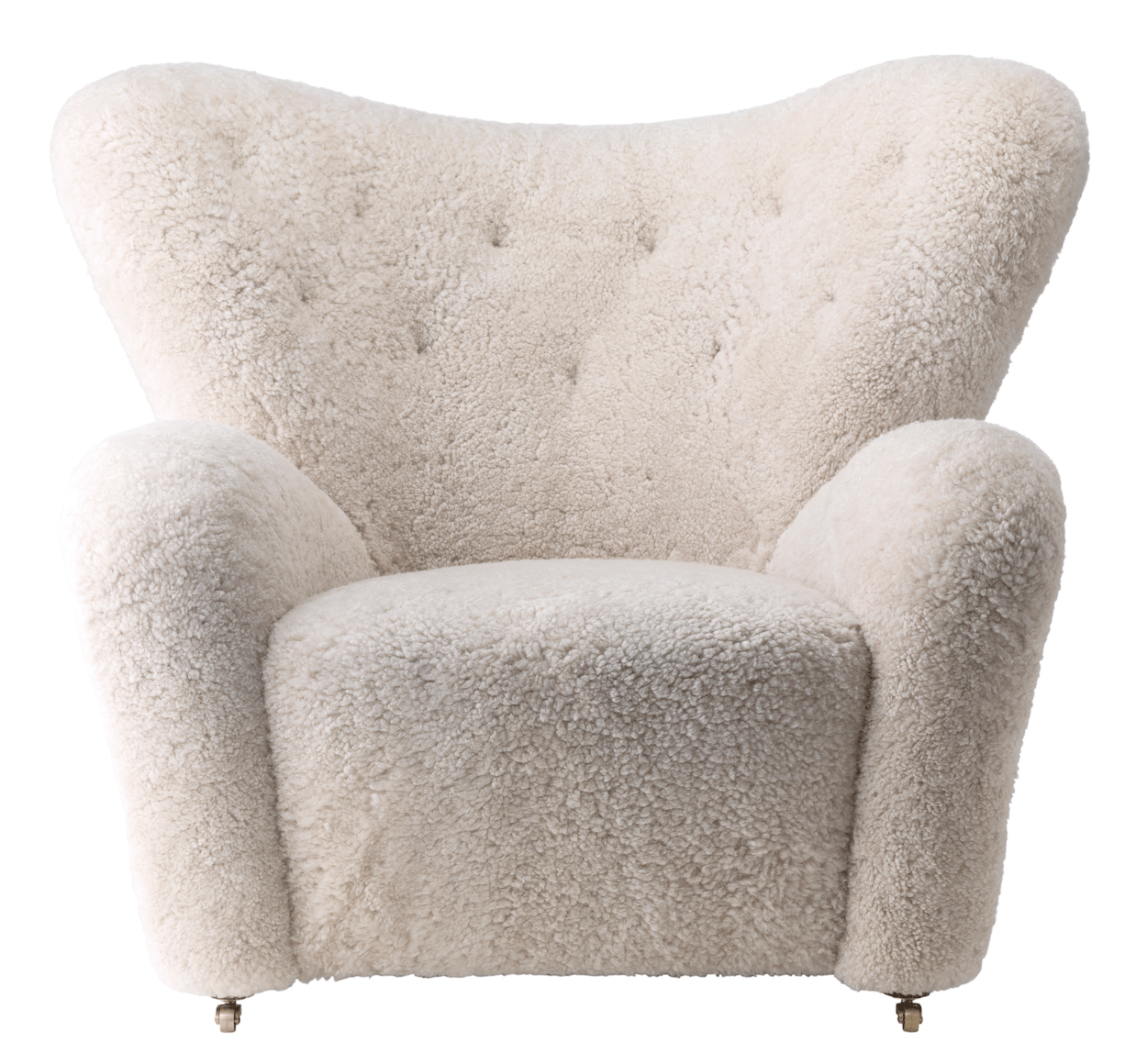 The Tired Man Chair & Footstool - Sheepskin